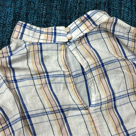 Anthropologie Maeve Sava Swing Top in Plaid Print - Picture 5 of 8